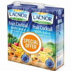 Buy Lacnor Fruit Cocktail Nectar 1L Pack of 2 in UAE