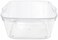 Atraux Set Of 3 Large Clear Plastic Organizer Bins With Lid