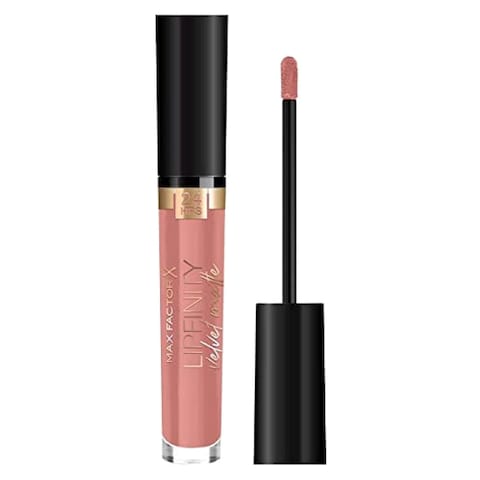 Max Factor Lipfinity Velvet Matte Liquid Lipstick 015 Nude Silk 4ml