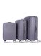 Parajohn PJTR3149 Bricks 3 Pcs Trolley Luggage Set, Grey