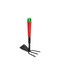 Trapp Brazil Hoe and Cultivator Hand Tiller Heavy Duty for loosening Soil, Weeding and Digging Grip Handle - Rust Proof