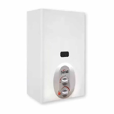 Ferroli Gas Water Heater - 10 liters - White - ARGOS-10-NG