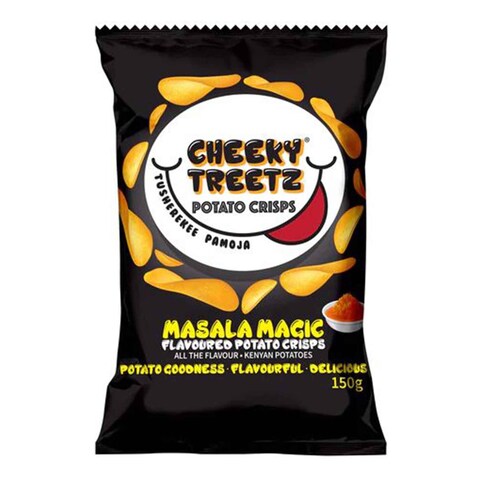 Cheeky Treetz Masala M P Crisps150G