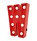 LED Marquee Letter Light Sign Wooden Red (W) 25cm