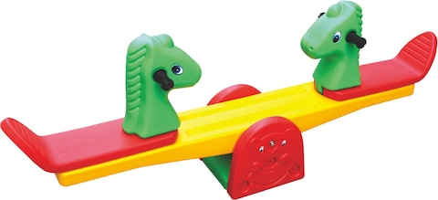 RBWTOYS  Kids Indoor Activity Rocking colourfull horse edition long Seesaw Playset  RW-16386.  150x32x60cm