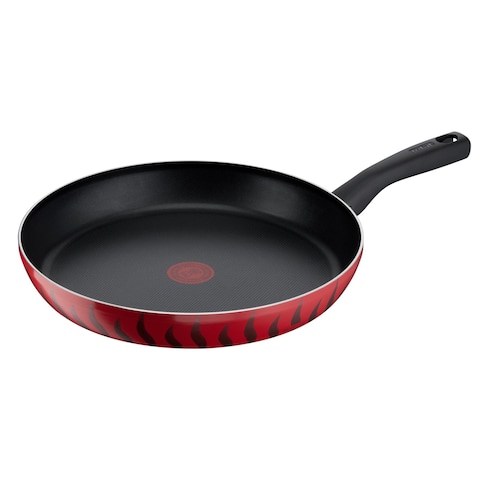 Tefal G6 Tempo Flame Fry Pan Red And Black 26cm