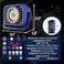 Magnetic LED Work Light 2000Lm Rechargeable LED Work Light with 8000mAh Power Bank IP54 Portable Rechargeable LED Flood Light with Magnets 3 Lighting Colors and Dimmable Brightness