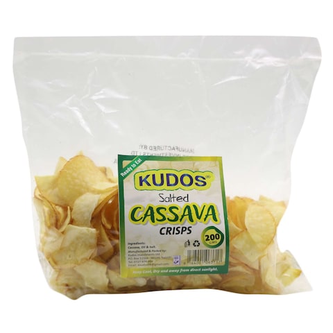Kudos Salted Cassava Chips 200g