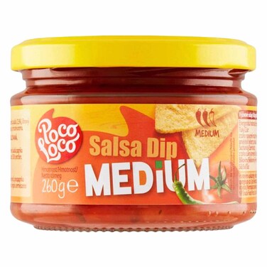 Poco Loco Salsa Dip Sauce Medium 260GR