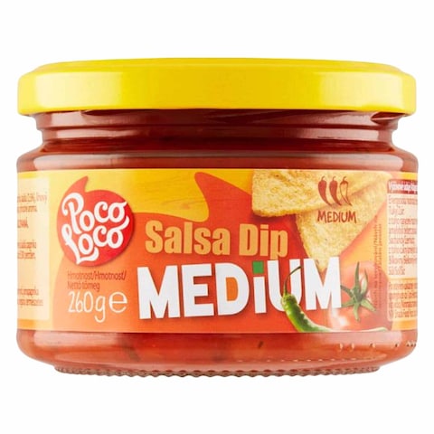 Poco Loco Salsa Dip Sauce Medium 260g