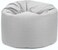 Luxe Decora Cudens Fabric Bean Bag (Compact, Ashen White)