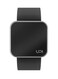 Upwatch unisex Silicone Digital Unisex Wrist Watch - 42 mm - Black