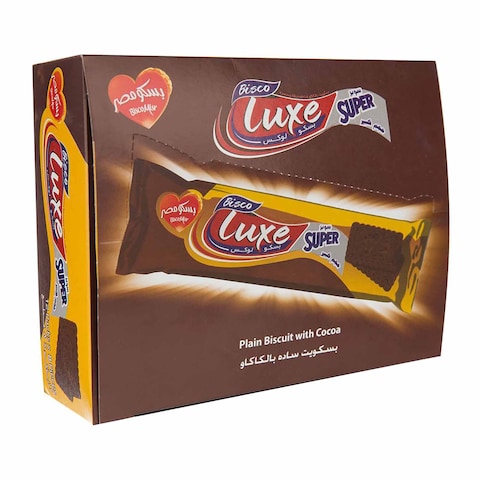 BiscoMisr Luxe Biscuits With Cocoa  - 12 Pieces
