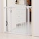 Baby Safe - Metal Safety LED Gate w/t 10cm Extension - White