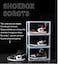 1CHASE&reg; Shoe Storage Box, Transparent, Side Open High Quality storage Organizer Boxes - Stores Shoes Size up to UK 46 (Big Size), 3 Box Set