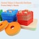 ESSEN Montessori Shape Sorting Stacking Educational Sorter Stacker Toy for Toddlers Preschool Kids
