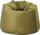 Luxe Decora Soft Suede Velvet Bean Bag With Filling (XL, Beige)