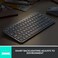 Logitech MX Keys Mini Minimalist Wireless Illuminated Keyboard, Compact, Bluetooth, Backlit, USB-C, Arabic Keyboard - Graphite