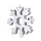 KKmoon-18 in 1 Snowflake Shaped Stainless Steel Multi-purpose Tool Card Compact Portable Multi-functional Screwdriver with Keychain