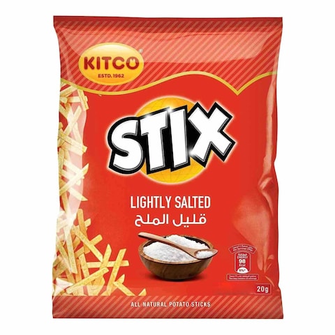 Kitco Stix Lightly Salted Potato Sticks 20g