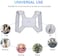 Posture Corrector with Smart Posture Trainer Sensor Vibration Reminder - Adjustable Upper Back Brace Straightener For Clavicle Support,Spinal Alignment Humpback For Men Women Kids(Size:L,Color:Gray)