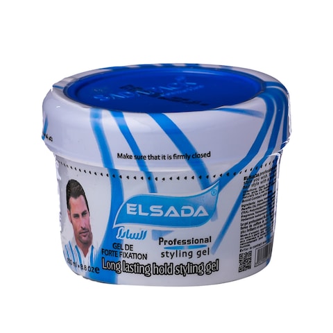 Buy Elsada Blue Long Lasting Hold Styling Gel Clear 250ml in UAE