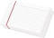 Ruled index card, 100 Pack White Lined Record Cards for Office School Note making, List Making, Revision Flash Cards, 6&rdquo; x 4&quot;, 240GSM