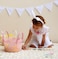 Multipurpose Storage Cotton Basket Pink 23x15cm