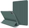 Generic Case For iPad Pro 12.9" 2020 With Pencil Holder, Soft Flexible TPU Back Cover, Auto Sleep/Wake, Multiple Viewing Stand Modes, Midnight Green