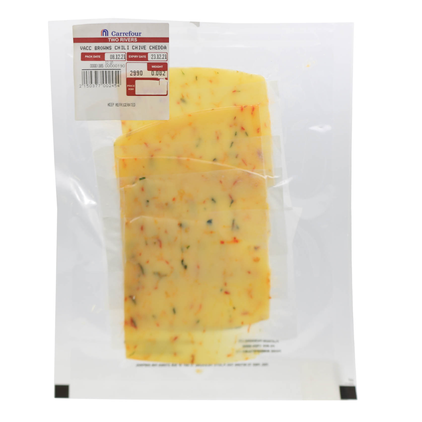 Browns Vacuumed Cheddar Cheese with Chili and Chive