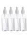 Generic Pack Of 4 Empty Spray Bottles Clear 22x13x14centimeter