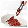 Brabantia 2 in 1 Nylon Kitchen BBQ Grilling Tongs + Tweezers Dark Grey