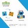 Createon Magna-Tiles Sesame Street Toys, Magnetic Kids Building Toys From Books, Cookie Monster S Shapes Magnet Tiles, Educational For Ages 3+, 17 Pieces, By