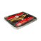 F1 Aluminum Rectangular Containers With Lid - 2400cm - 5 Containers