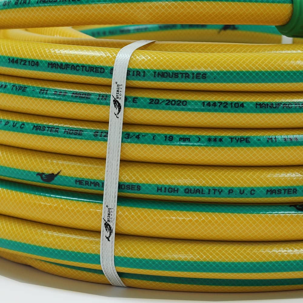 Garden Water Hose Reinforced 3/4 Inch 25 Meters - Yellow