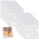 Homarket&reg; Christmas Cellophane Bags 100 Pcs Clear Resealable Snowflake Sealed Plastic Package Cellophane Bags with Adhesive Closure for Bakery Cookie Candies Dessert Poly Bags（GC2621A）