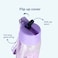 HYDROBREW Water Bottle 800ml with Grab String - Purple