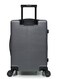 Morano Hard Case Luggage For Unisex ABS Lightweight 4 Double Wheeled Suitcase With Built-In TSA Type Lock (Carry-On 20-Inch, Dark Grey)