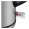 Bosch DesignLine Electric Kettle TWK4P440GB, 3000 W, 1.7 L, Silver and Black, Stainless Steel, Cordless