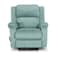 In House Velvet Rocking &amp; Rotating Recliner Chair - Light Turquoise - AB02