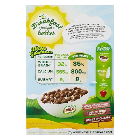 Nestle Milo Cereal 330g