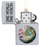 Zippo Lighter Model 205 Ci412371 World Design