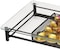 1CHASE&reg;️ Glass Top Coffee Capsule Holder With Drawer, 40 Pcs Nespresso Coffee Pods Holder, Home ,Kitchen, Office and Counter Organizer