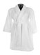 100% Cotton Terry Bathrobe For Both Men And Women, Extremely Absorbent, 450 GSM With Wide Collar And Pockets White