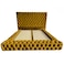 In House Valencia Velvet Bed Frame - King - 200x180 cm - Gold