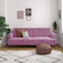 In House Nutella 2 In 1 Sofabed Velvet Upholstered - Light Purple