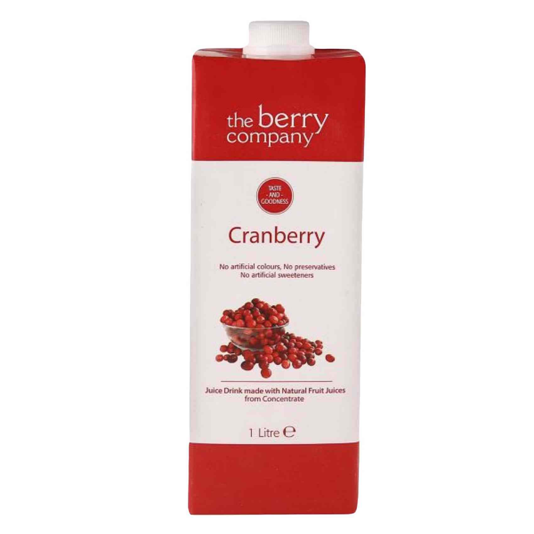 The Berry Company Juice Cranberry 1L Online Carrefour Qatar