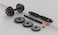 Skyland Unisex Adult Enviromental Adjustable Dumbbell N Barbell Set - Black