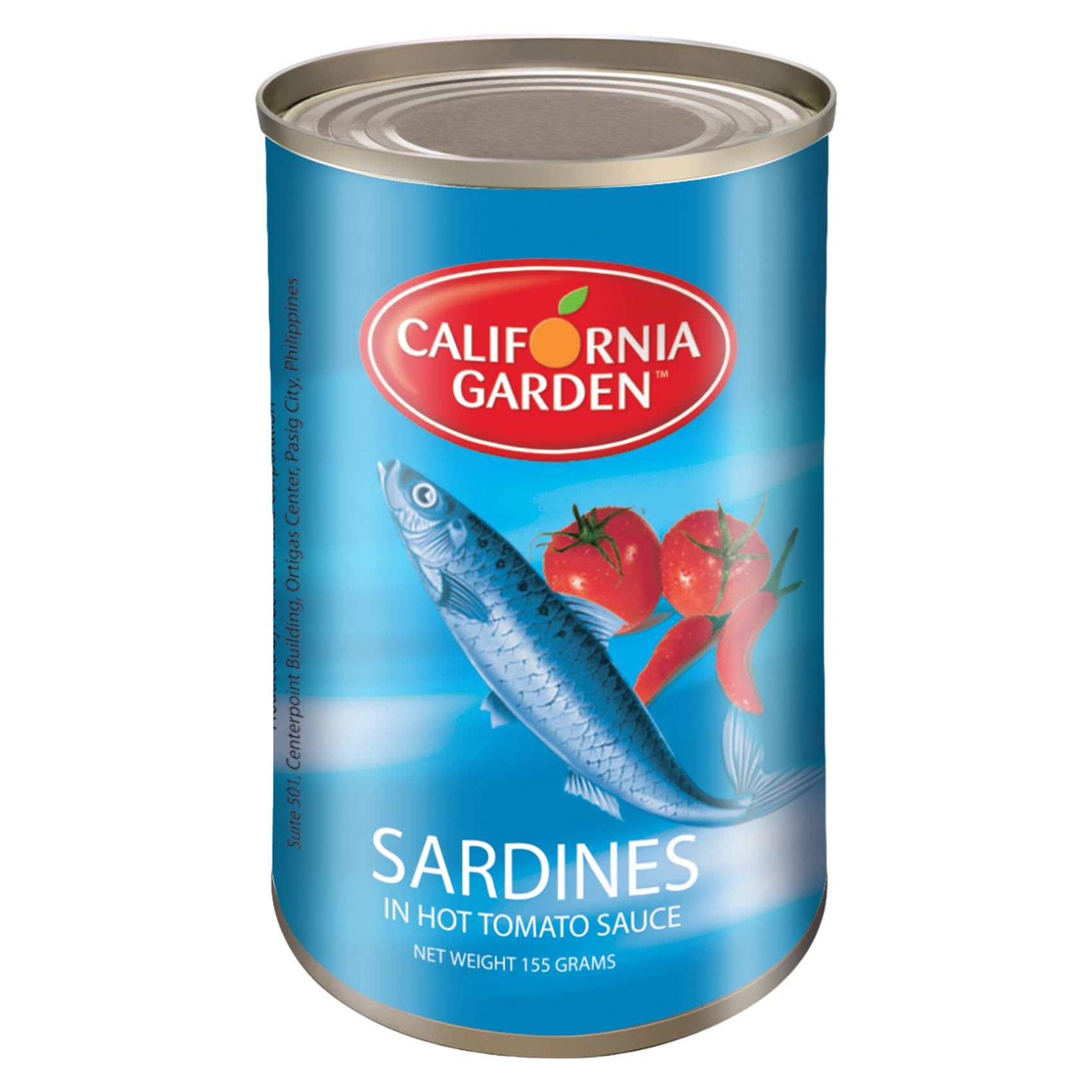 California Garden Sardines In Hot Tomato Sauce 125g