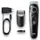 BT3221--Braun Beard Trimmer and Hair Clipper, Black/Volt Green, Lifetime Sharp Blades